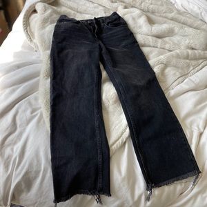 All Saints Mazzy Wide Leg Cropped Jeans